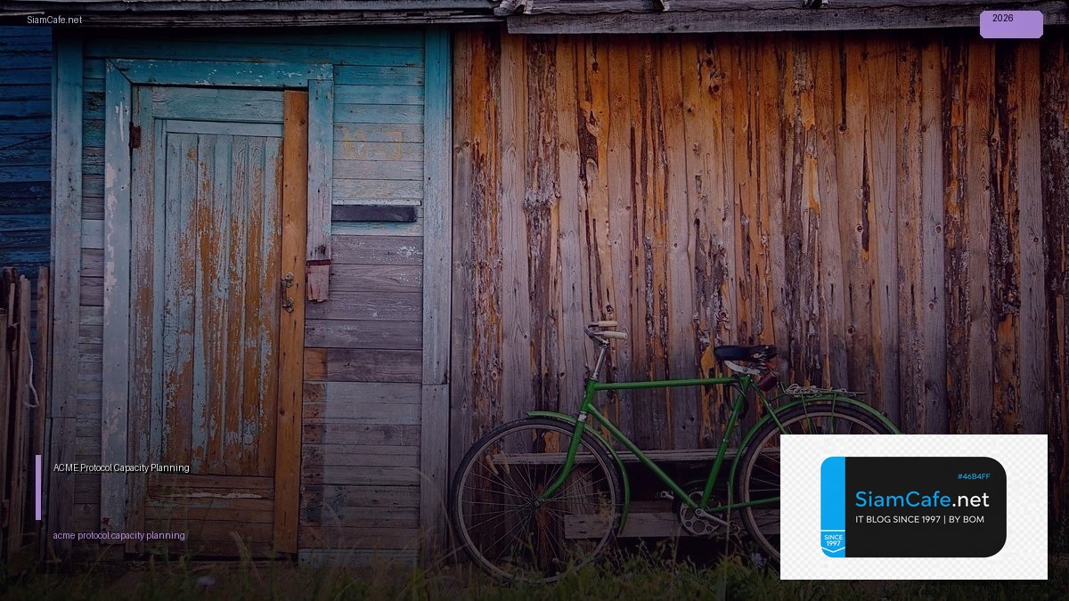 acme protocol capacity planning