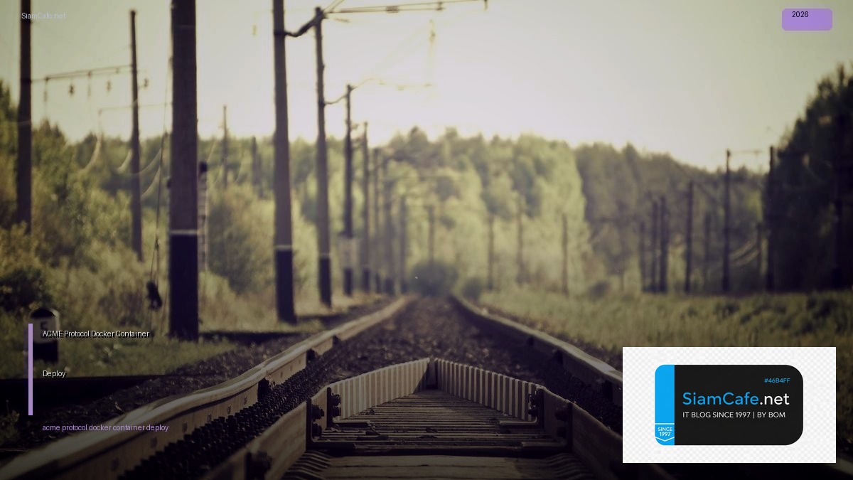 acme protocol docker container deploy