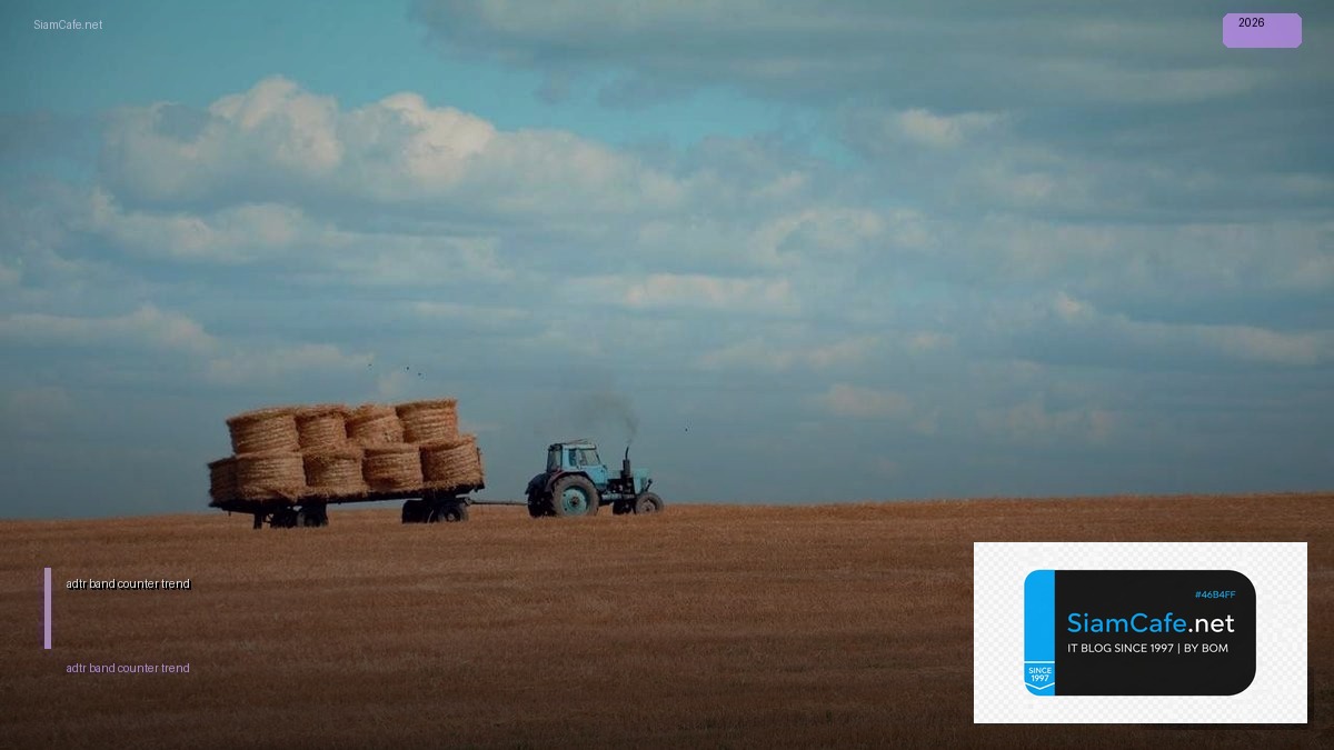 adtr band counter trend — คู่มือฉบับสมบูรณ์ 2026 | SiamCafe Blog