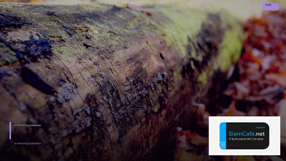 al marketing automation คือ — คู่มือฉบับสมบูรณ์ 2026 | SiamCafe Blog