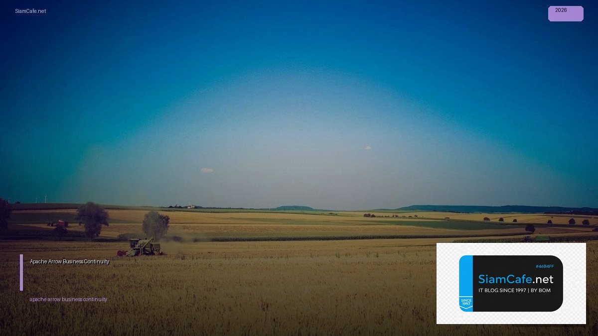 apache arrow business continuity