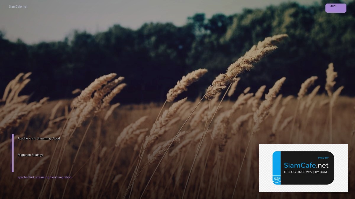 apache flink streaming cloud migration strategy