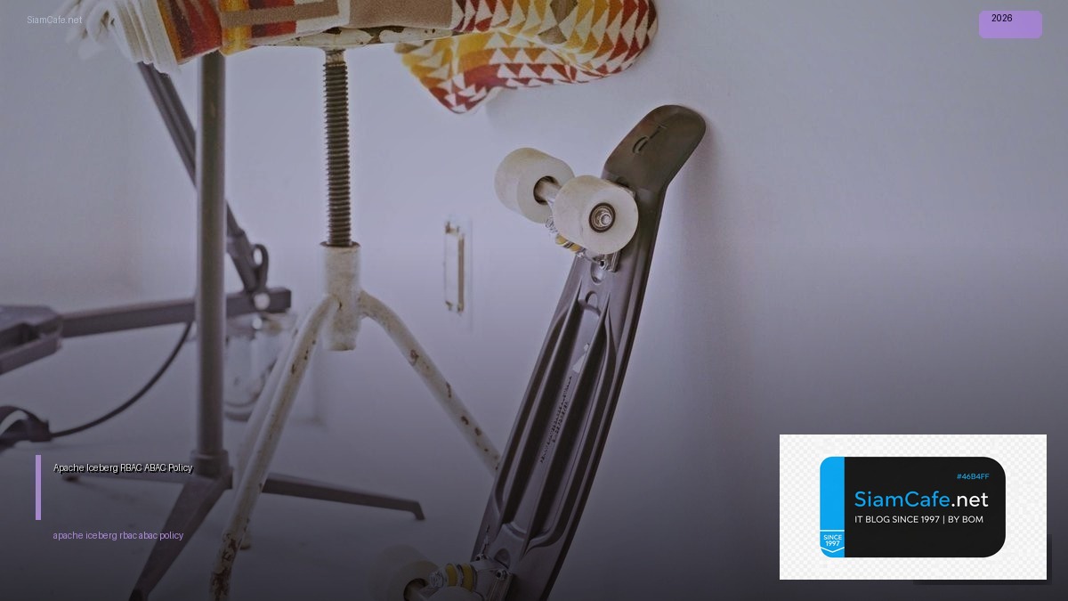 Apache Iceberg RBAC ABAC Policy — คู่มือฉบับสมบูรณ์ 2026 | SiamCafe Blog