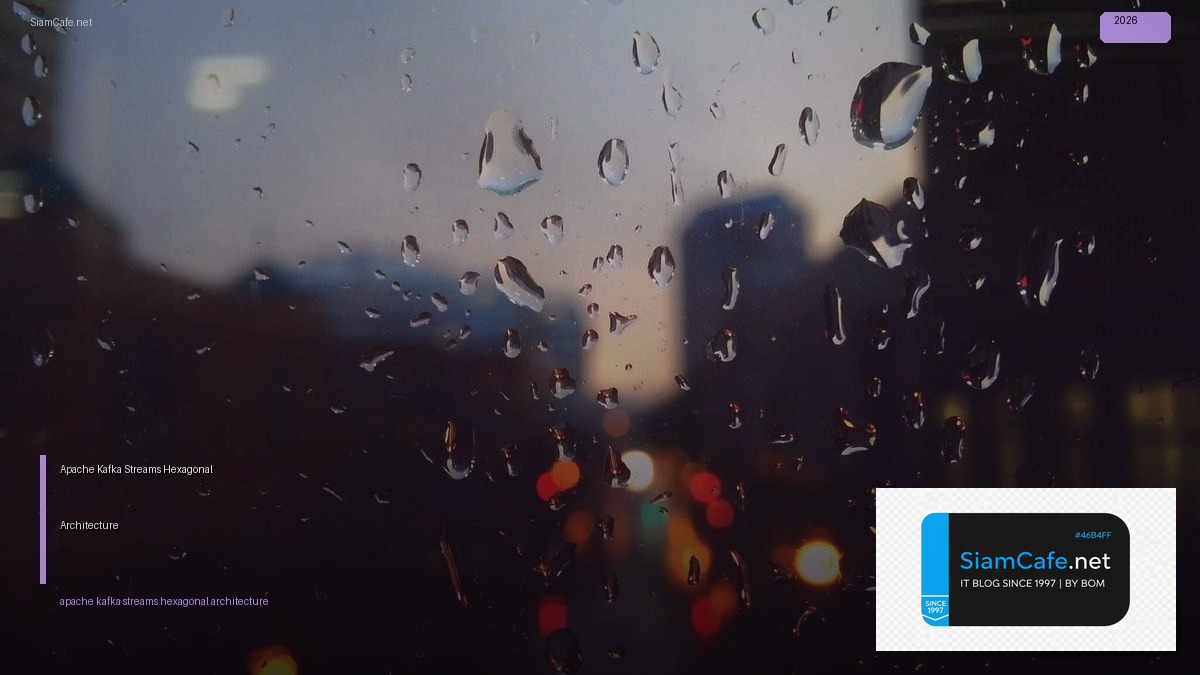 apache kafka streams hexagonal architecture