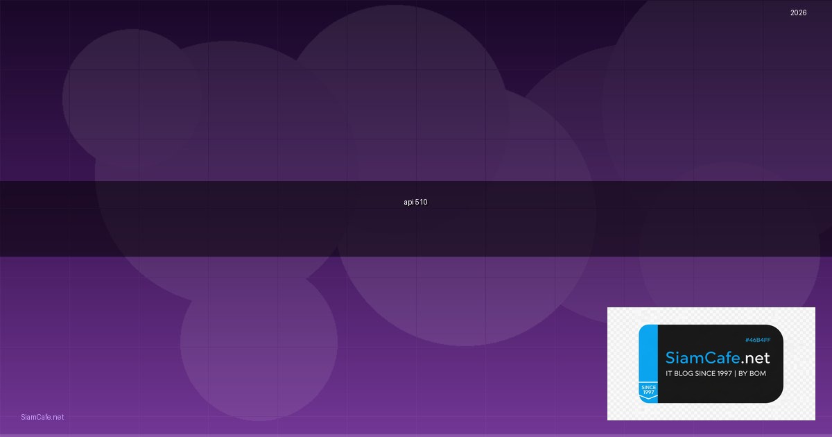 API 510 คืออะไร — คู่มือโปรแกรมมิ่ง 2026 — คู่มือฉบับสมบูรณ์ 2026 | SiamCafe Blog
