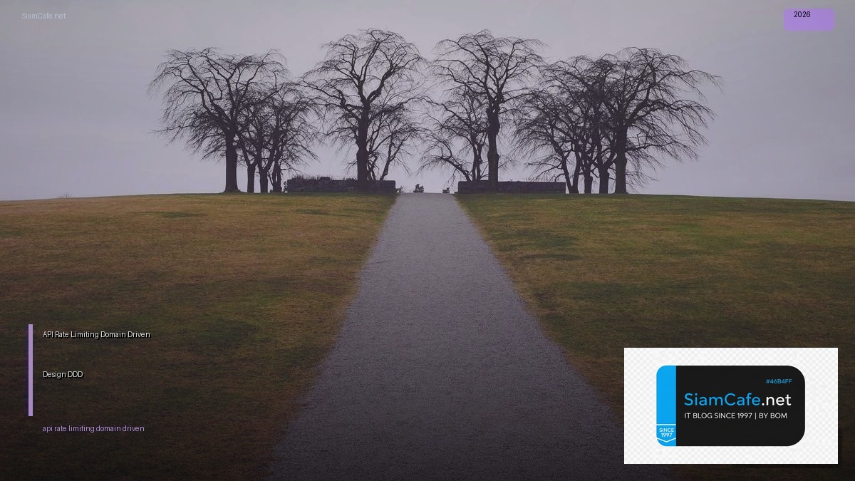 API Rate Limiting Domain Driven Design DDD — คู่มือฉบับสมบูรณ์ 2026 | SiamCafe Blog