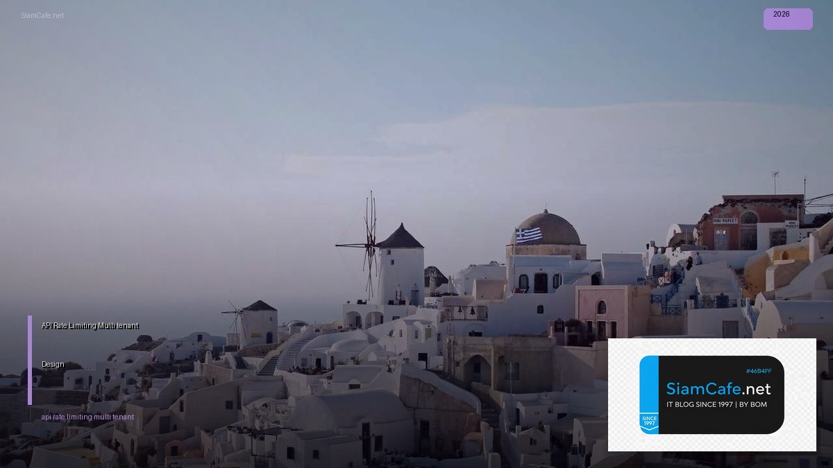 api rate limiting multi tenant design