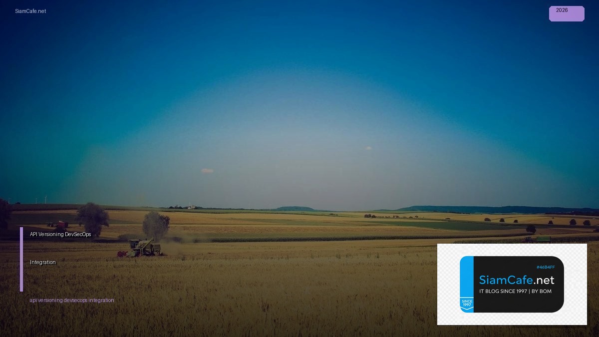 api versioning devsecops integration