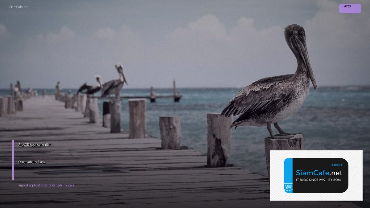 argocd applicationset observability stack