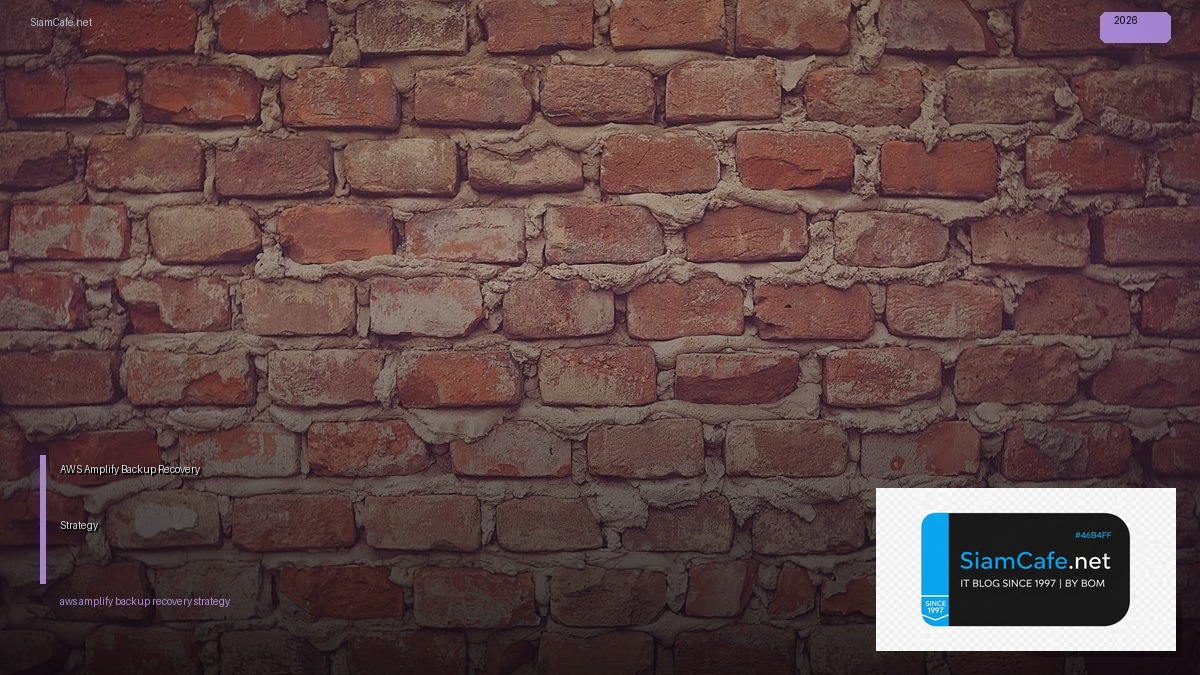 aws amplify backup recovery strategy