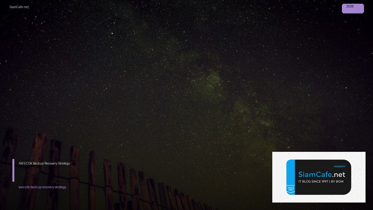 aws cdk backup recovery strategy