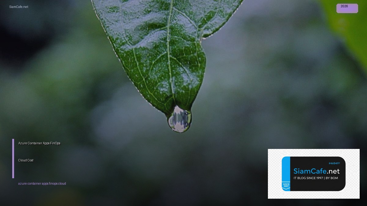 azure container apps finops cloud cost
