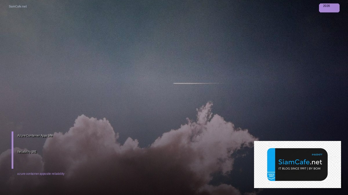 azure container apps site reliability sre