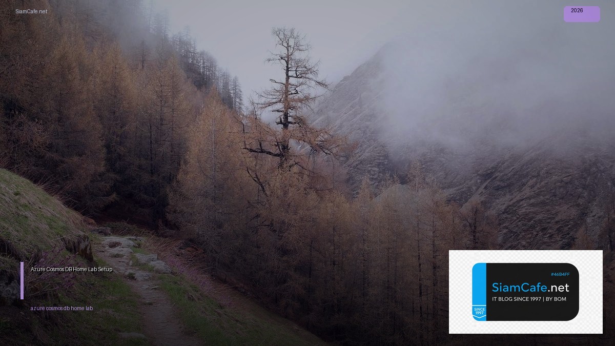 azure cosmos db home lab setup