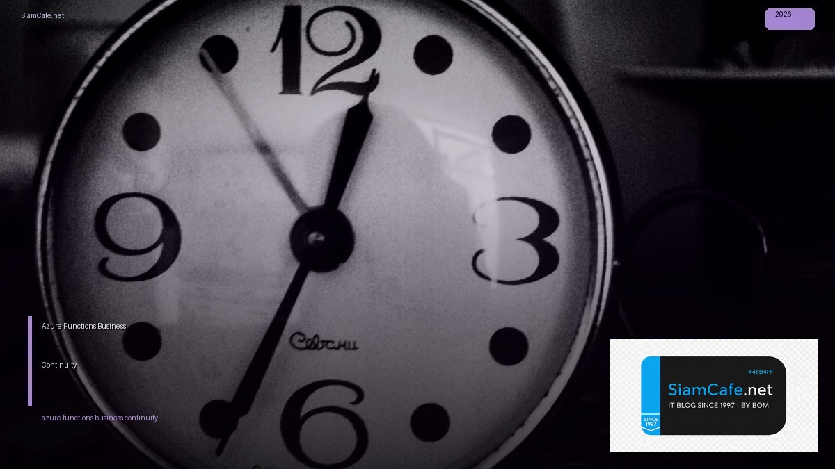 azure functions business continuity