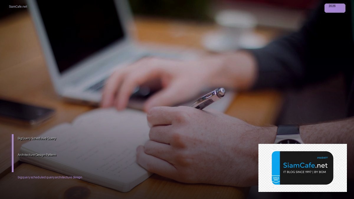 bigquery scheduled query architecture design pattern