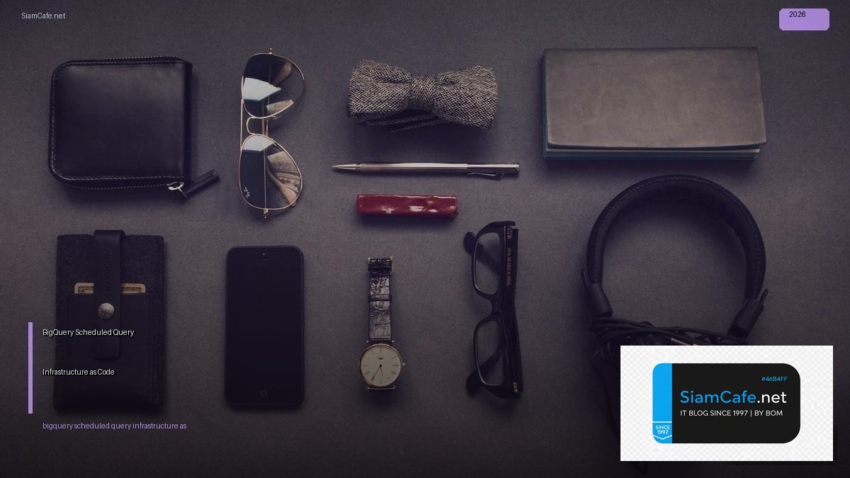 bigquery scheduled query infrastructure as code