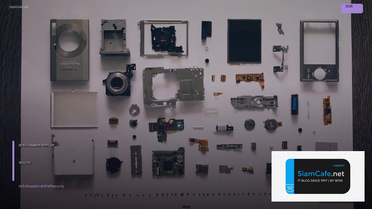 btrfs filesystem shift left security