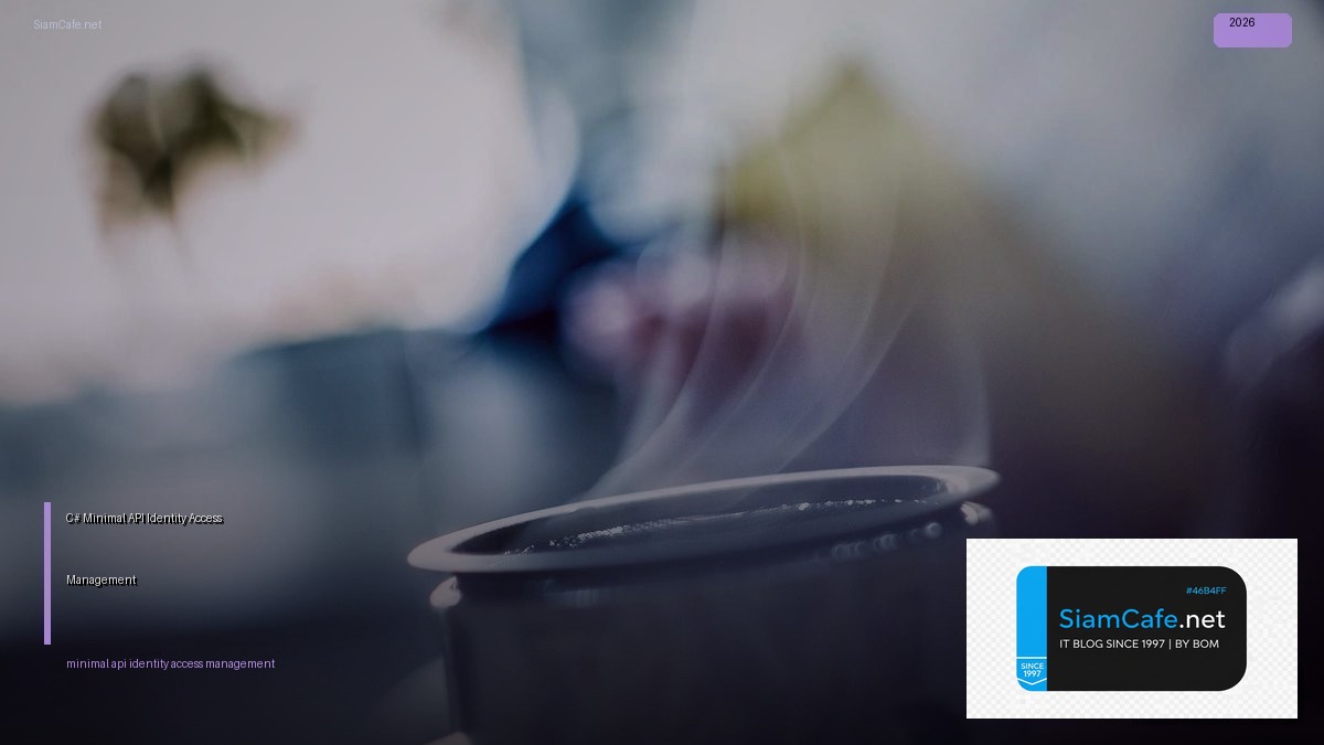 c minimal api identity access management