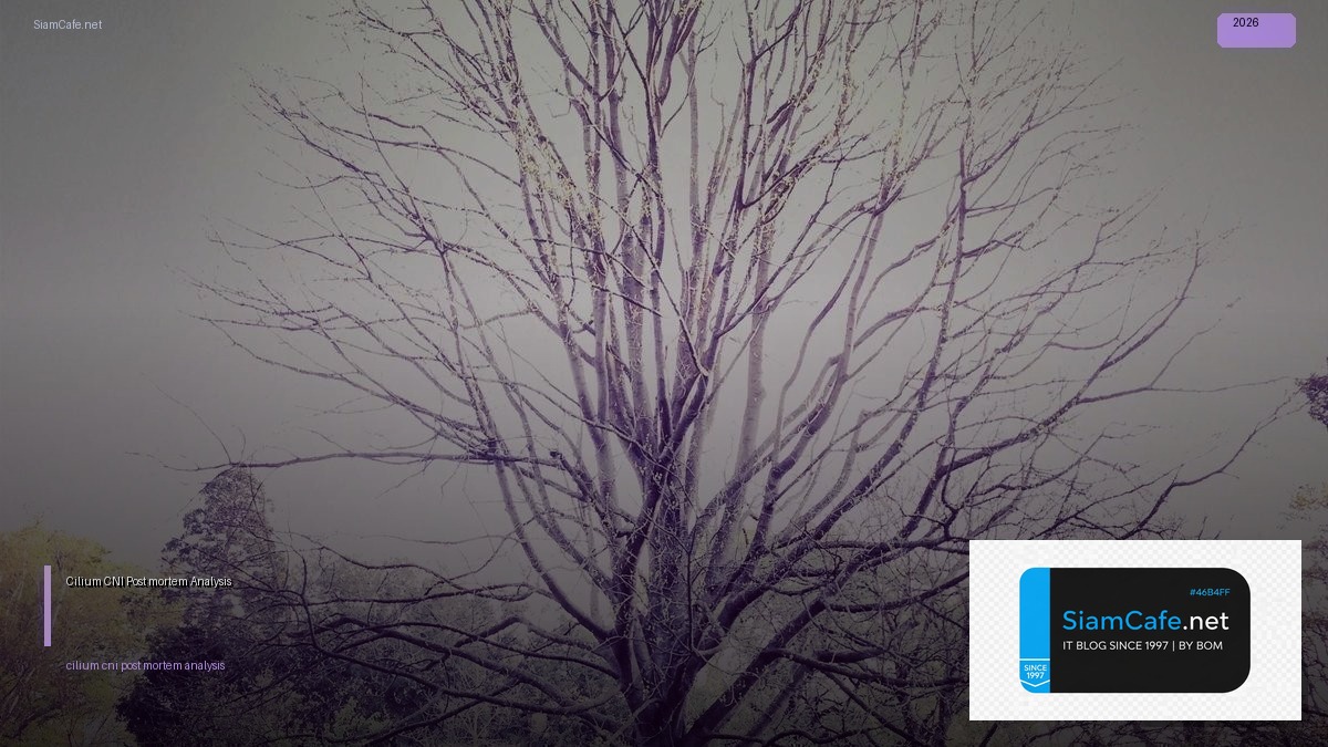 cilium cni post mortem analysis