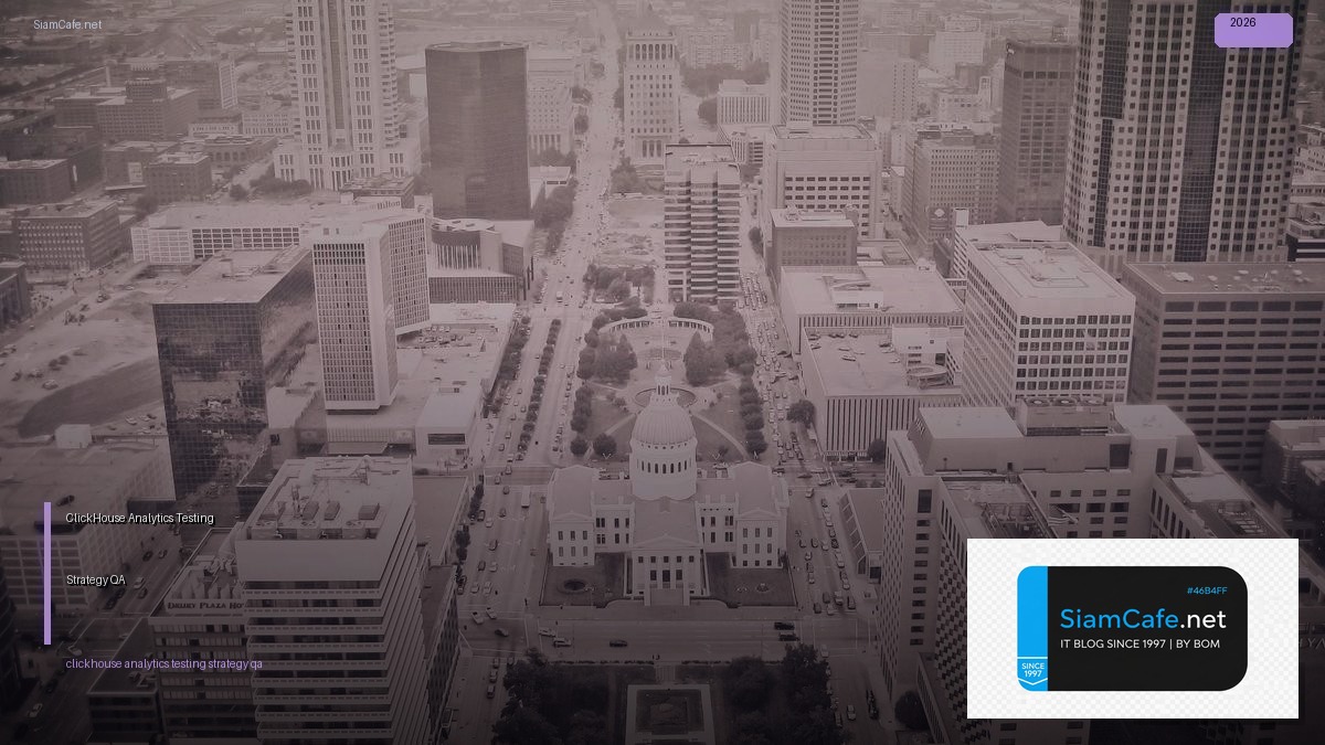 clickhouse analytics testing strategy qa