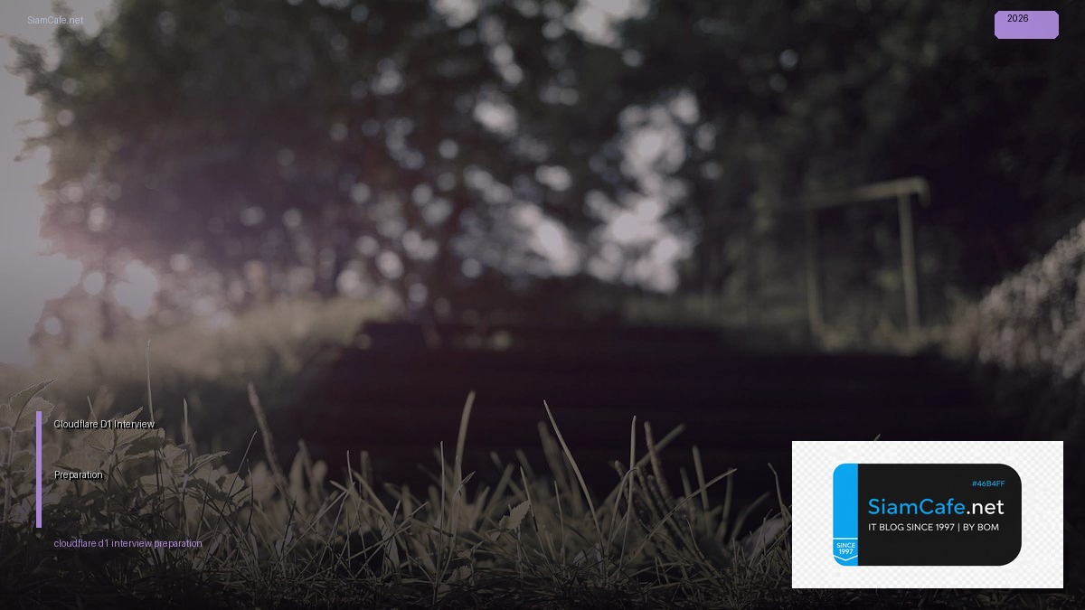 cloudflare d1 interview preparation