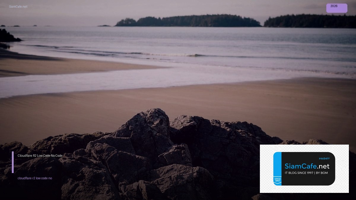 cloudflare r2 low code no code