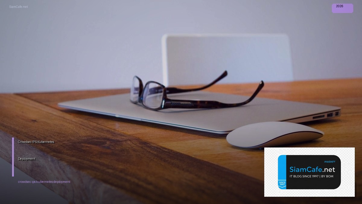 Crowdsec IPS Kubernetes Deployment — คู่มือฉบับสมบูรณ์ 2026 | SiamCafe Blog