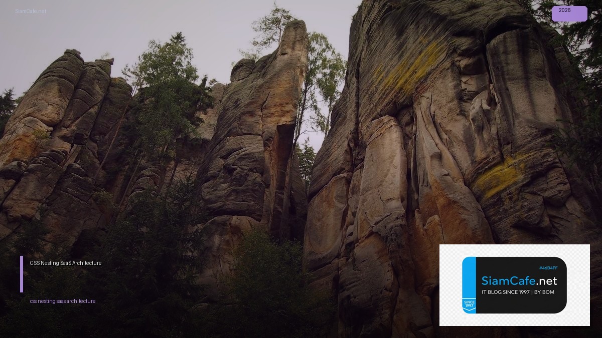 CSS Nesting SaaS Architecture — คู่มือฉบับสมบูรณ์ 2026 | SiamCafe Blog