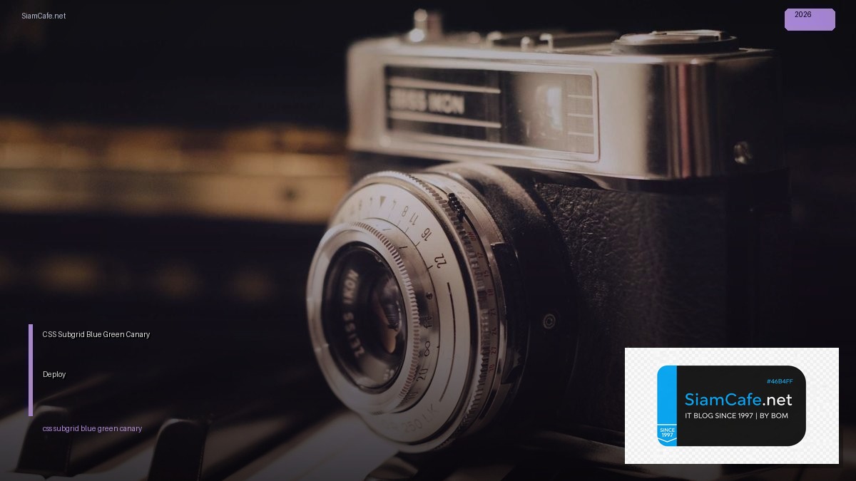 css subgrid blue green canary deploy