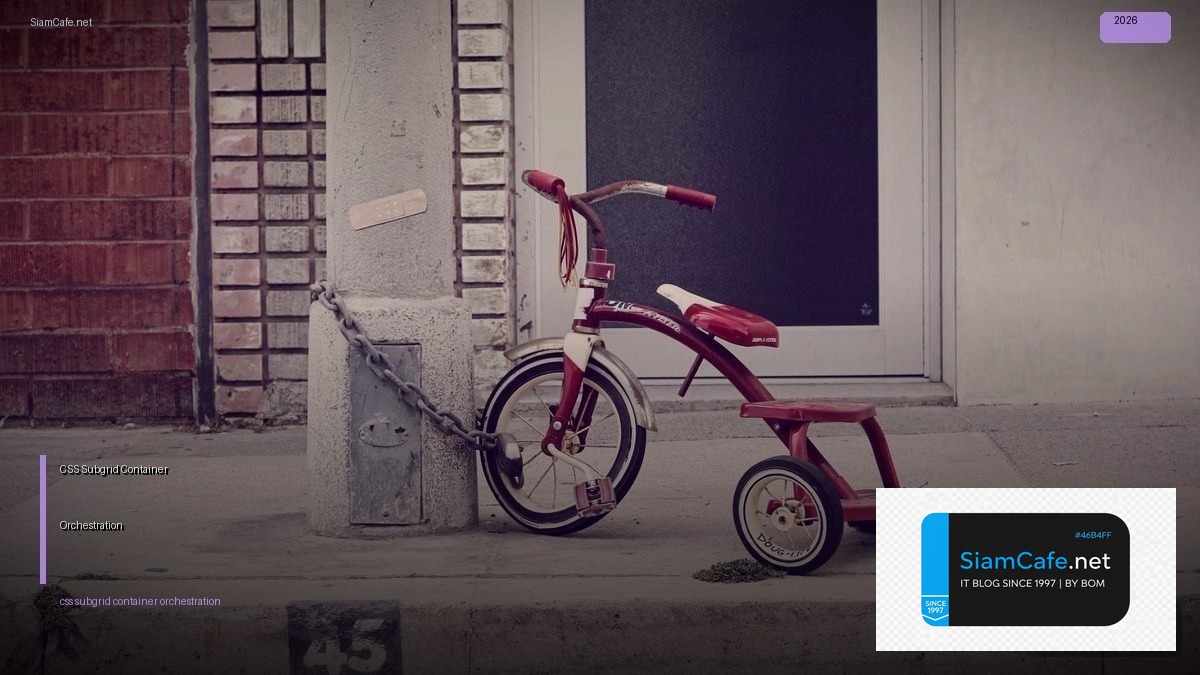 css subgrid container orchestration