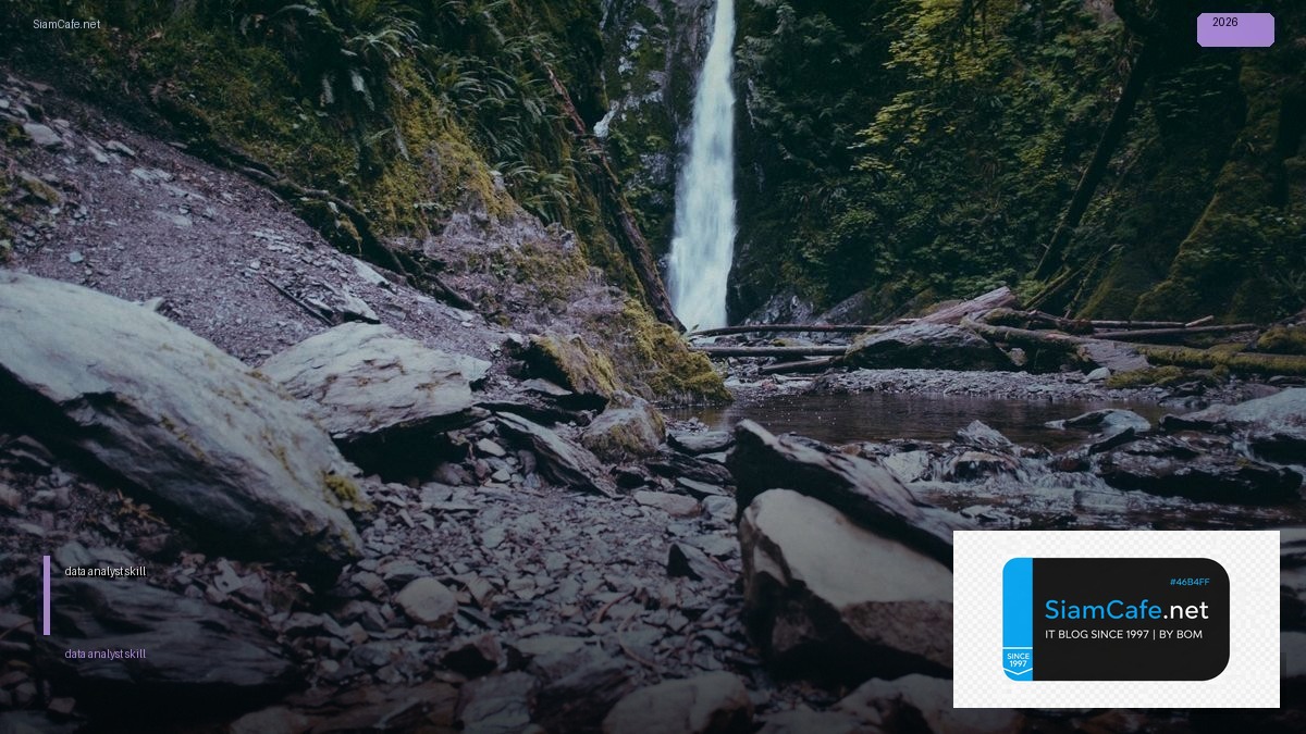 data analyst skill — คู่มือฉบับสมบูรณ์ 2026 | SiamCafe Blog