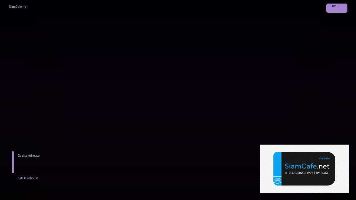 Data Lakehouse | SiamCafe Blog