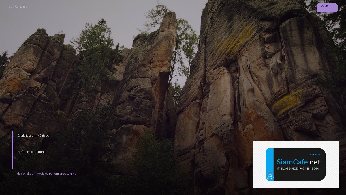 Databricks Unity Catalog Performance Tuning เพิ่มความเร็ว — คู่มือฉบับสมบูรณ์ 2026 | SiamCafe Blog