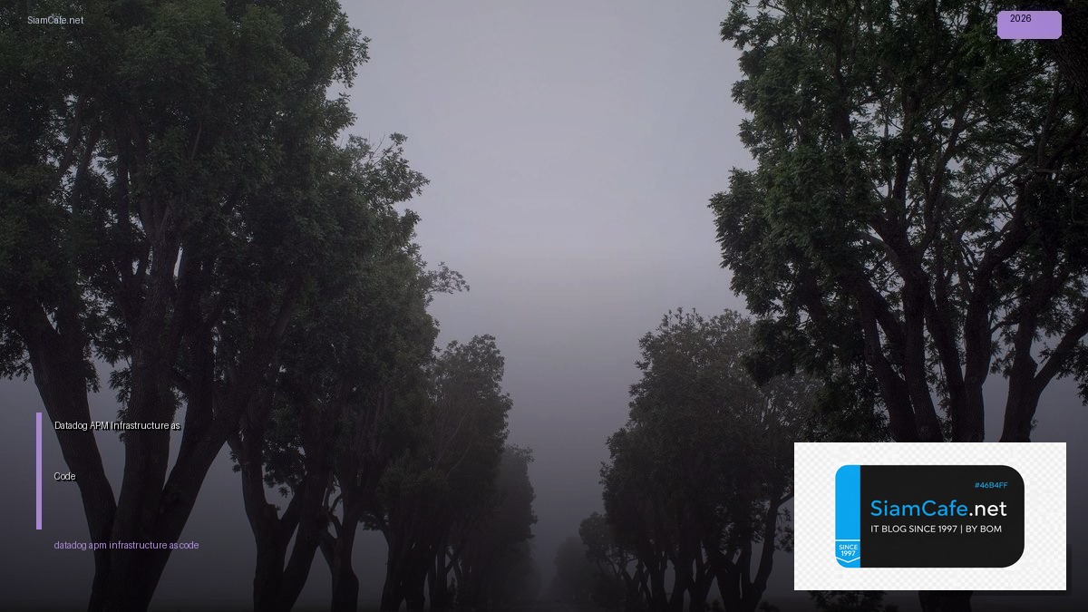 datadog apm infrastructure as code