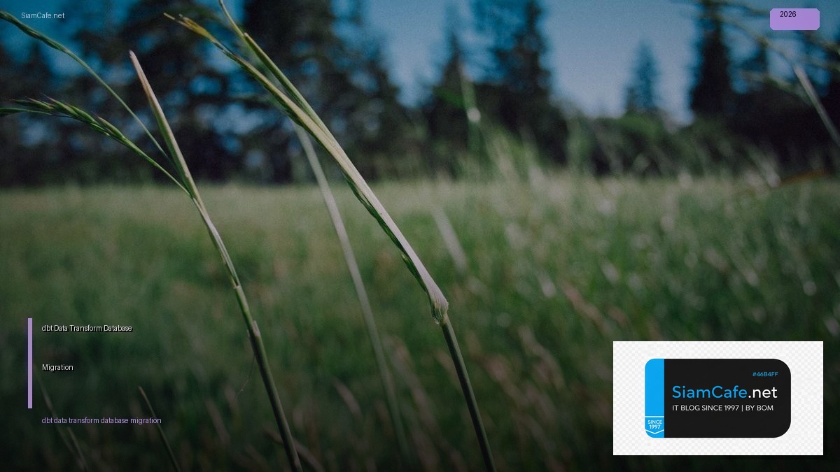 dbt data transform database migration