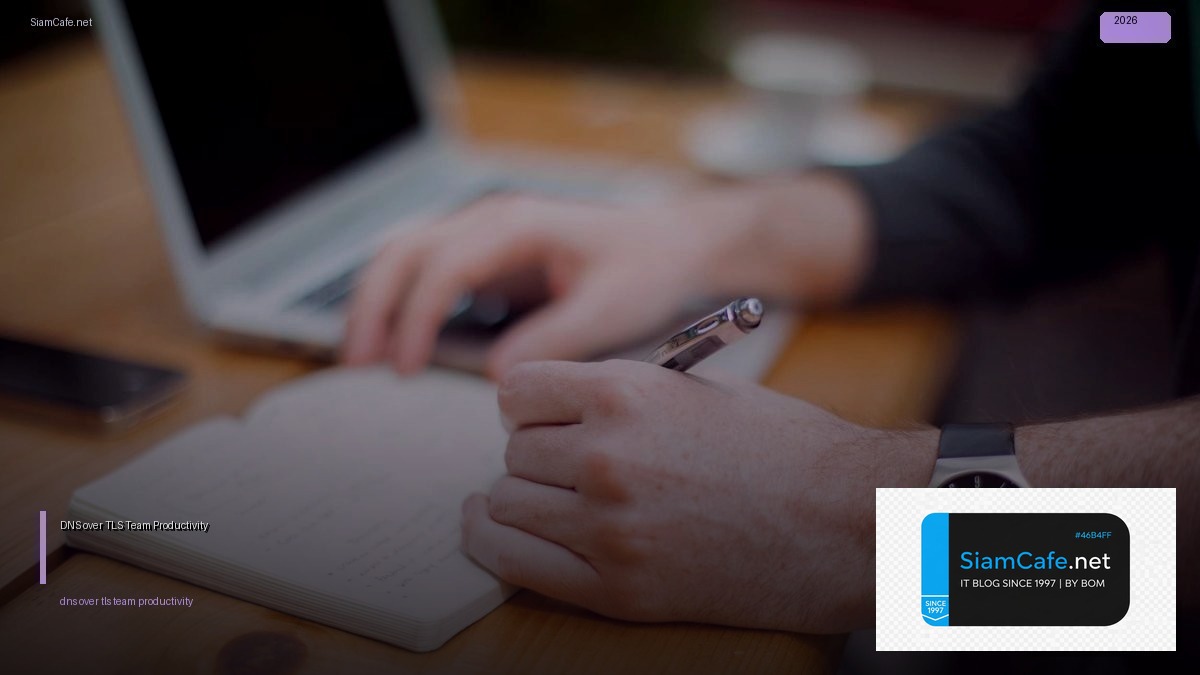 DNS over TLS Team Productivity — คู่มือฉบับสมบูรณ์ 2026 | SiamCafe Blog