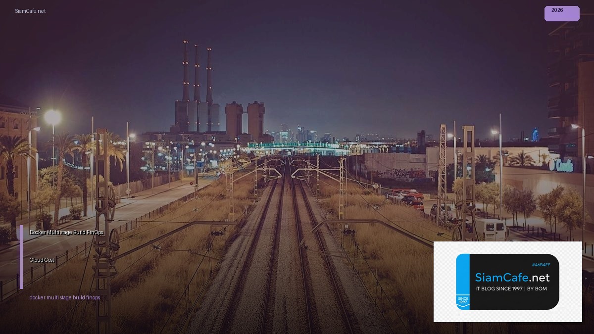 docker multi stage build finops cloud cost