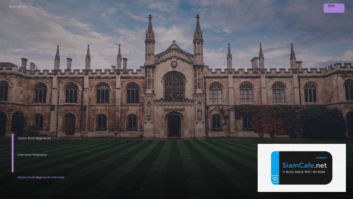 docker multi stage build interview preparation