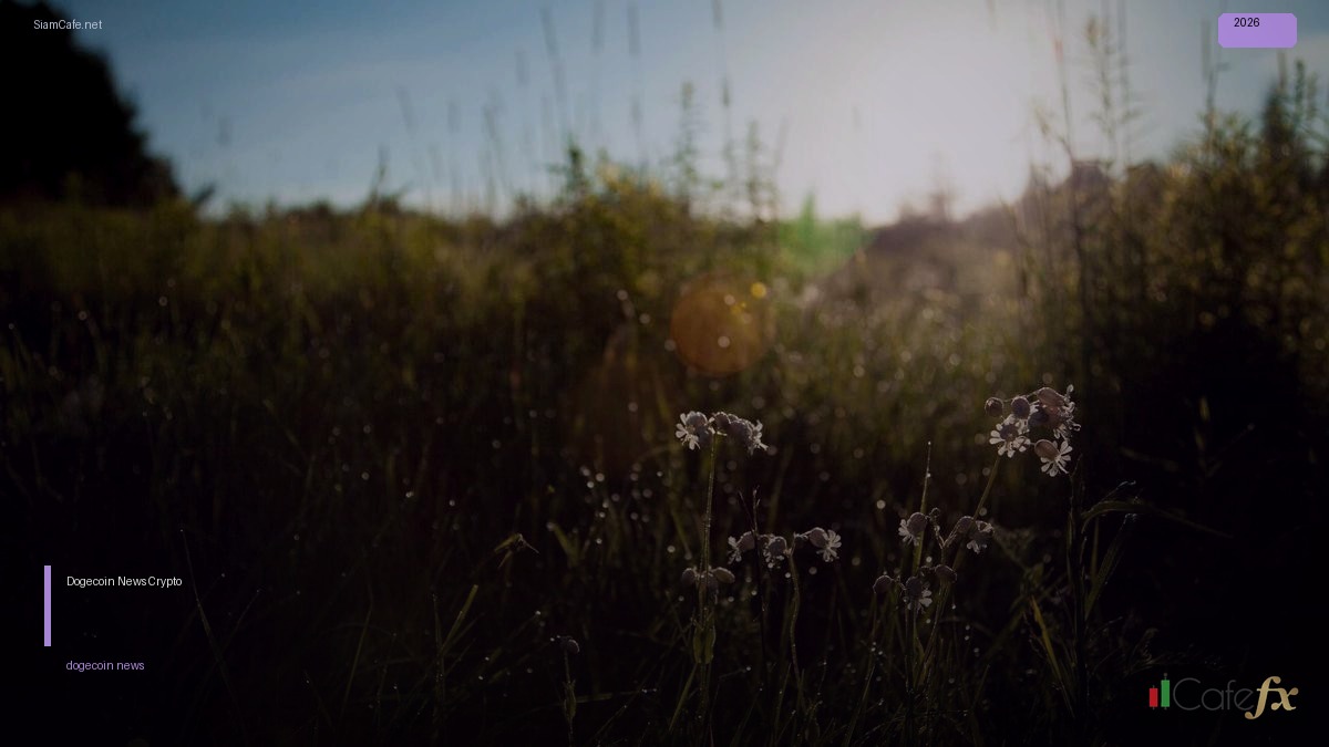 Dogecoin News — คู่มือ Crypto ฉบับสมบูรณ์ 2026 — วิธีตั้งค่าและใช้งานจริงพร้อมตัวอย่าง