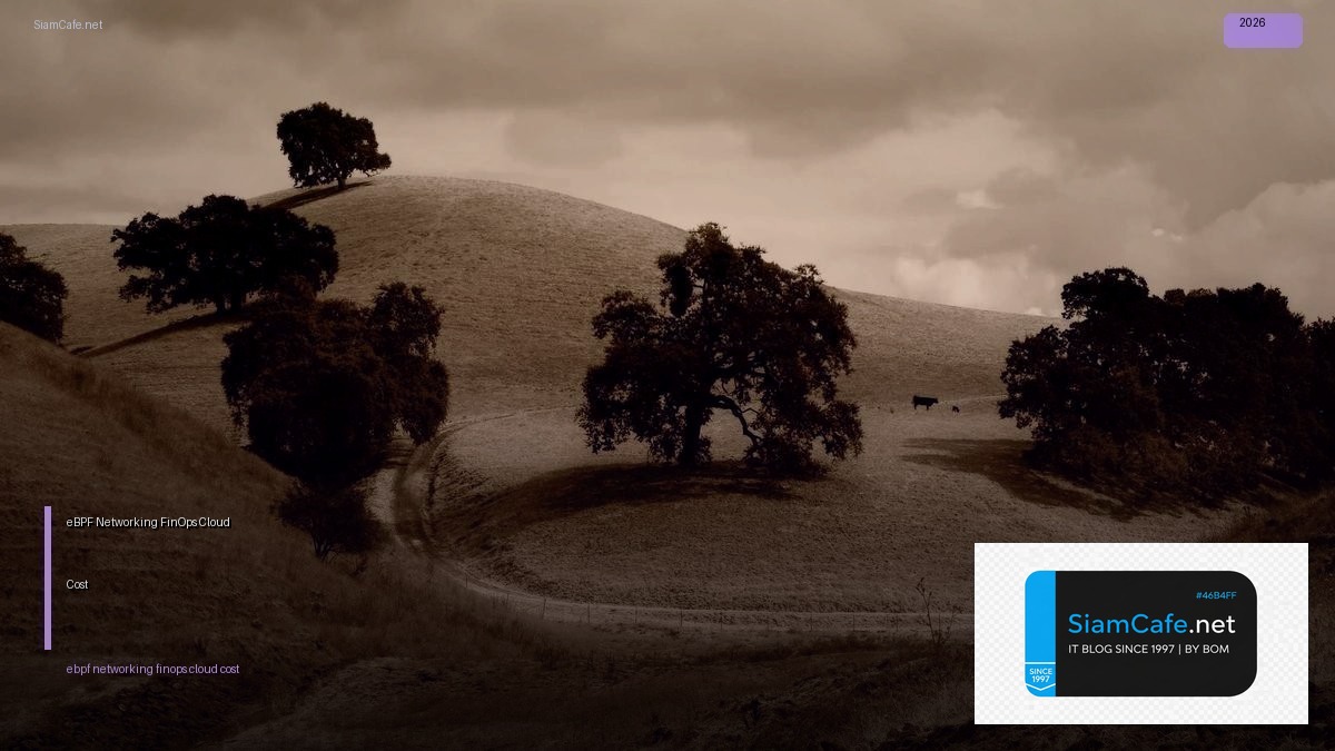 eBPF Networking FinOps Cloud Cost — คู่มือฉบับสมบูรณ์ 2026 | SiamCafe Blog
