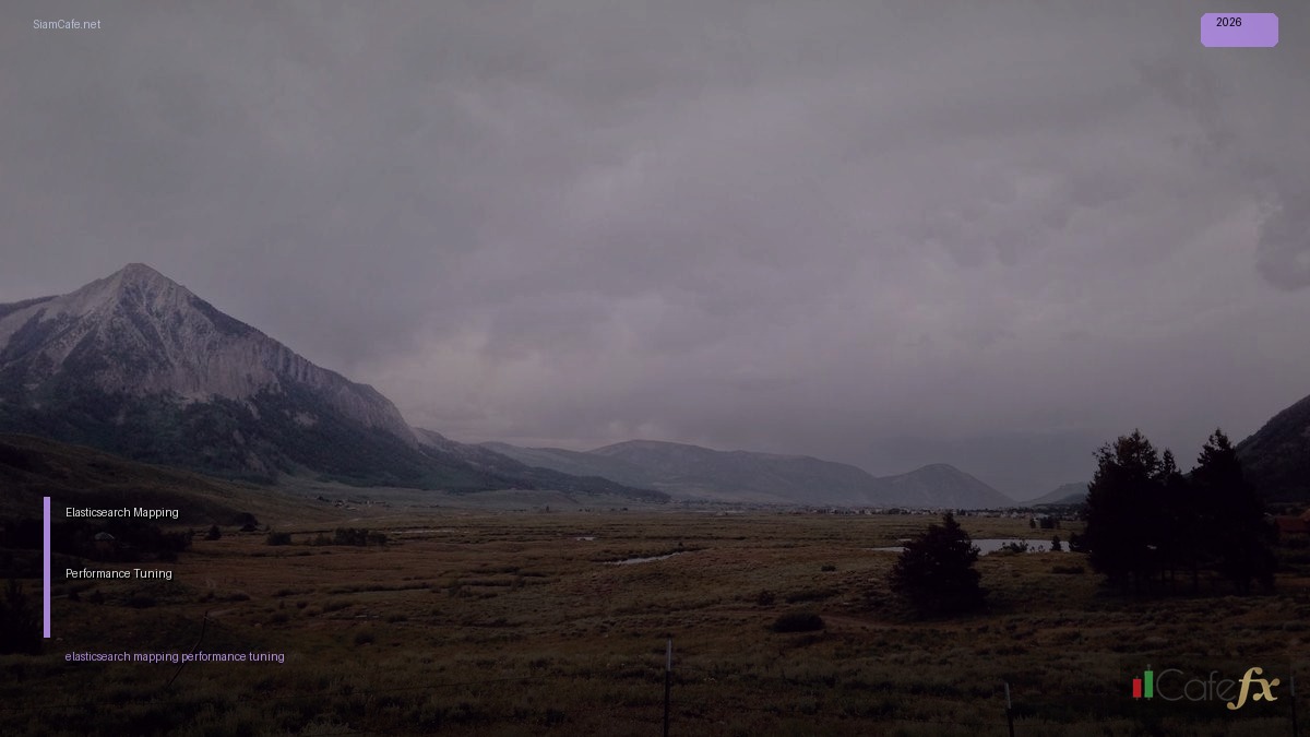 Elasticsearch Mapping Performance Tuning เพิ่มความเร็ว — คู่มือฉบับสมบูรณ์ 2026 | SiamCafe Blog