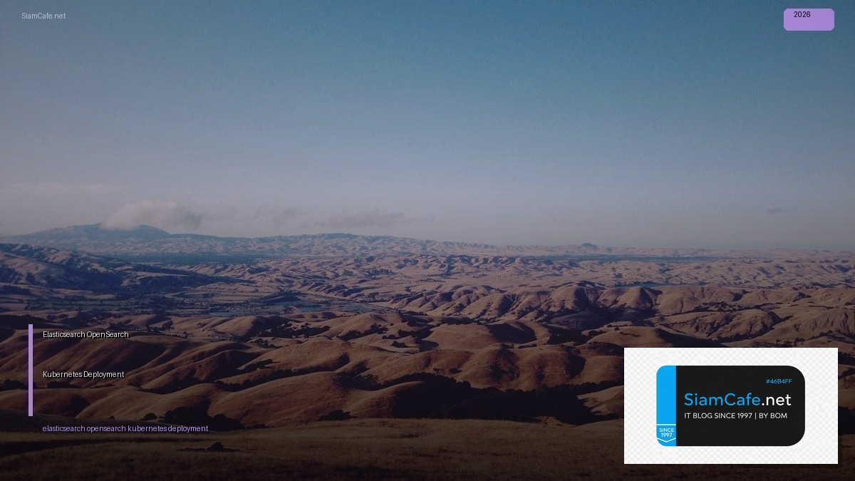 elasticsearch opensearch kubernetes deployment