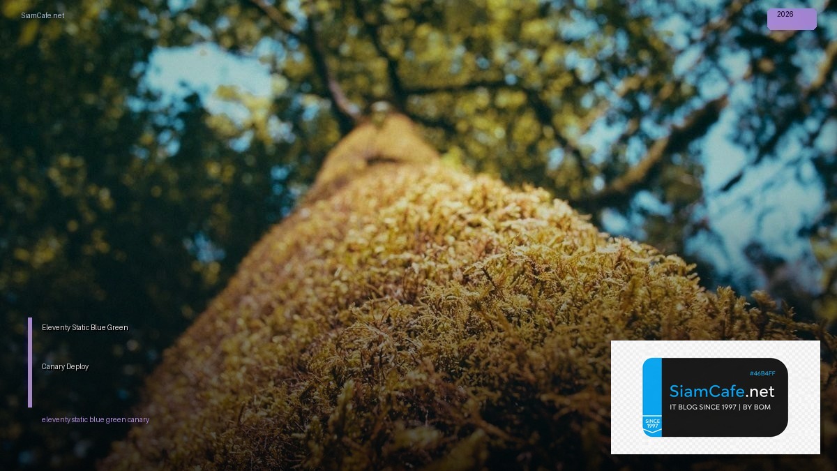 Eleventy Static Blue Green Canary Deploy | SiamCafe Blog