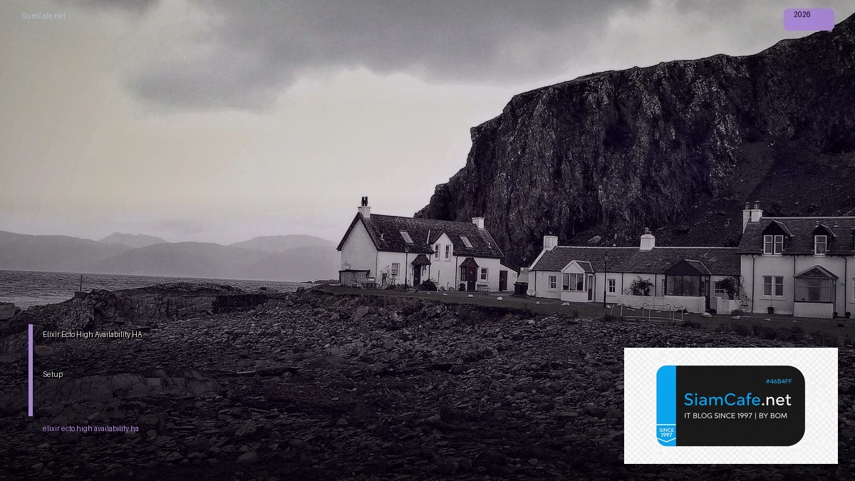 elixir ecto high availability ha setup