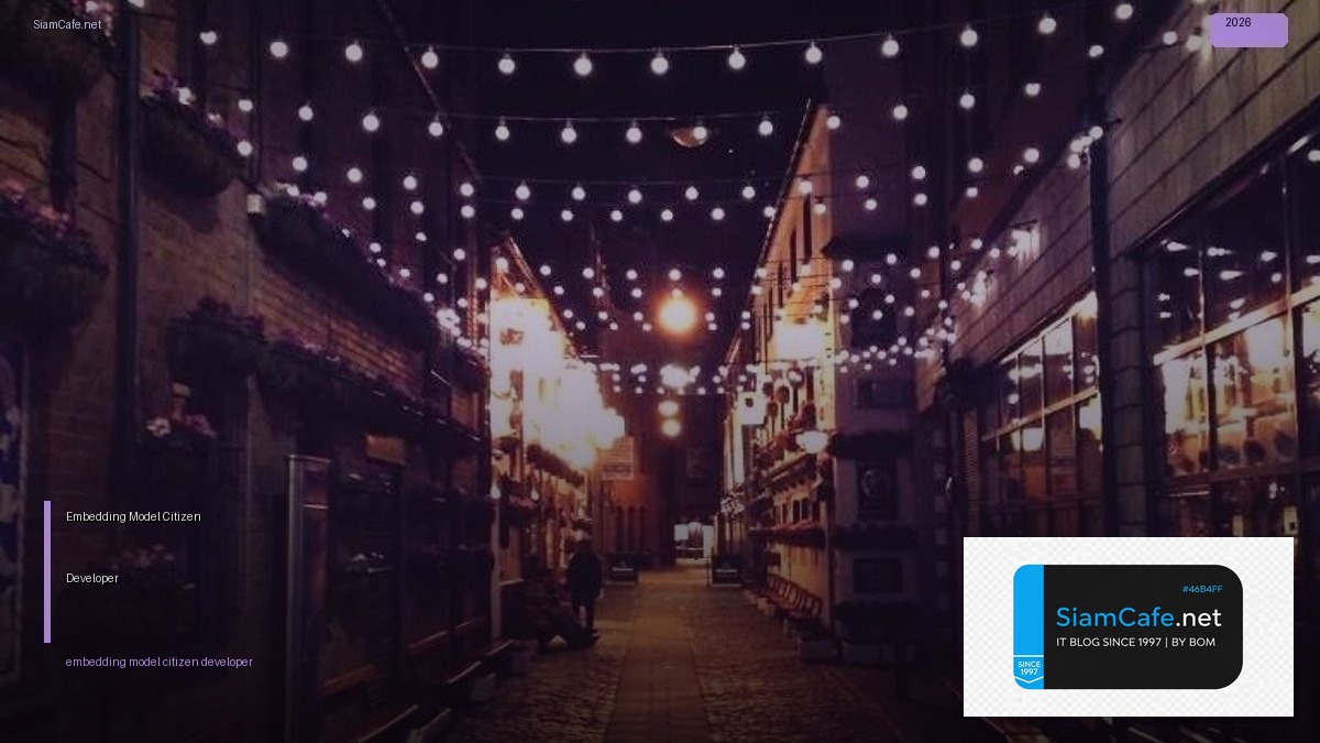 embedding model citizen developer