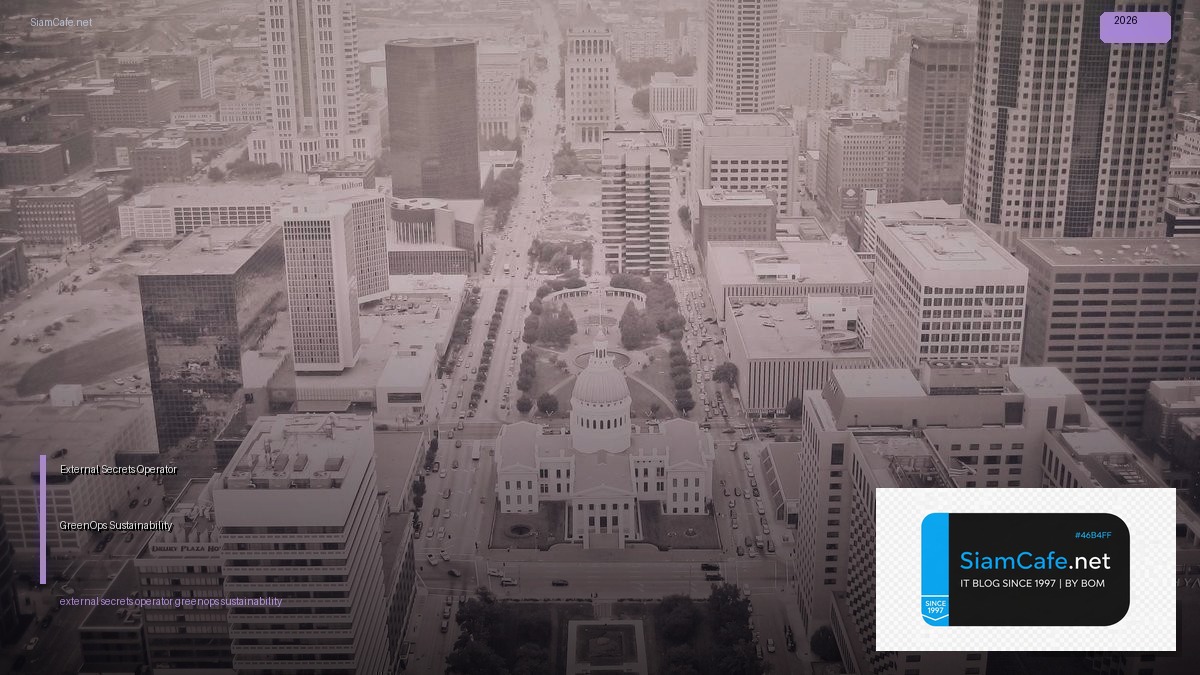 external secrets operator greenops sustainability