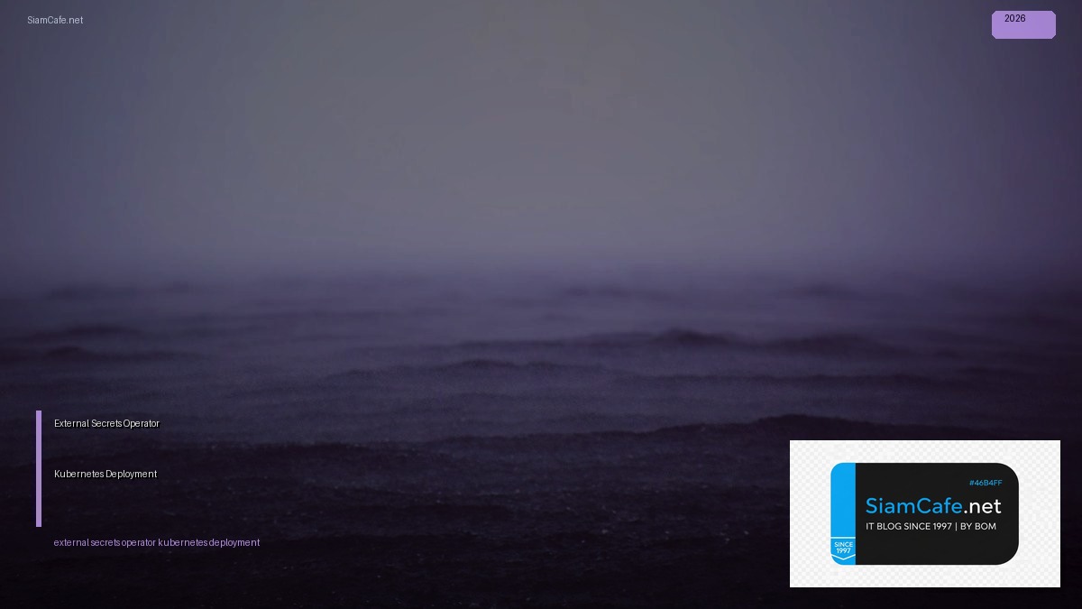 external secrets operator kubernetes deployment