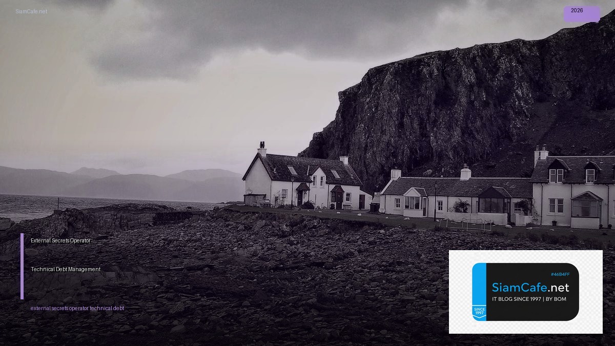 external secrets operator technical debt management