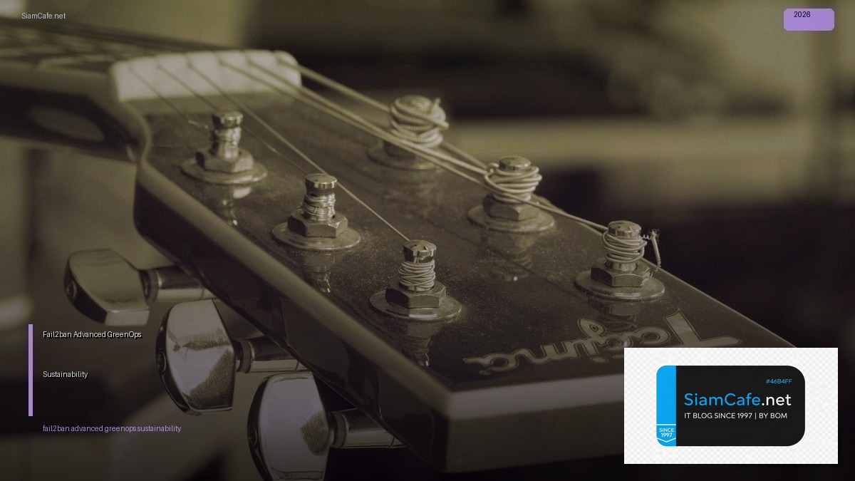 Fail2ban Advanced GreenOps Sustainability | SiamCafe Blog